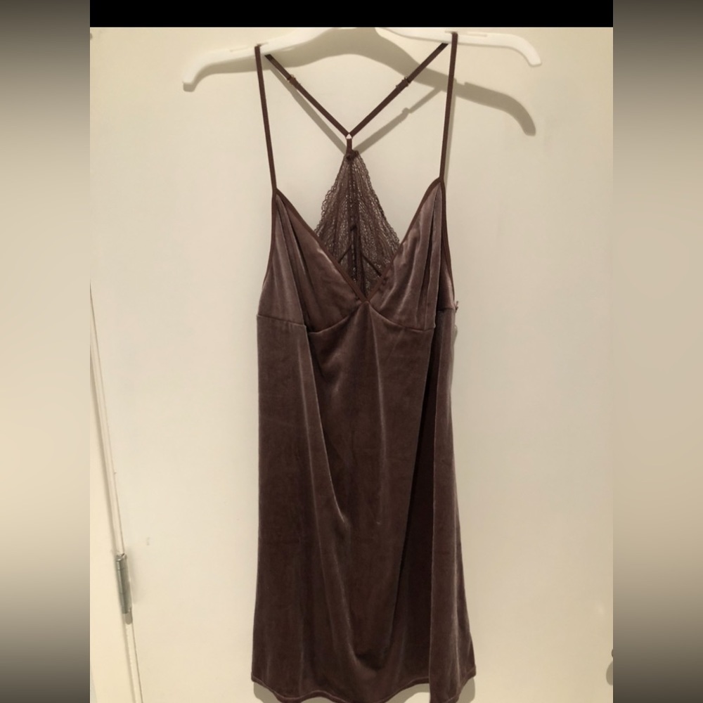 Velvet lacy dress